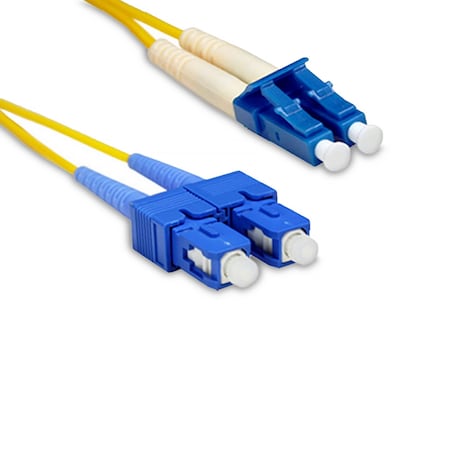 Enet Enet 30M Sc/Lc Duplex Single-Mode 9/125 Os1 Or Better Yellow Fiber SCLC-SM-30M-ENC